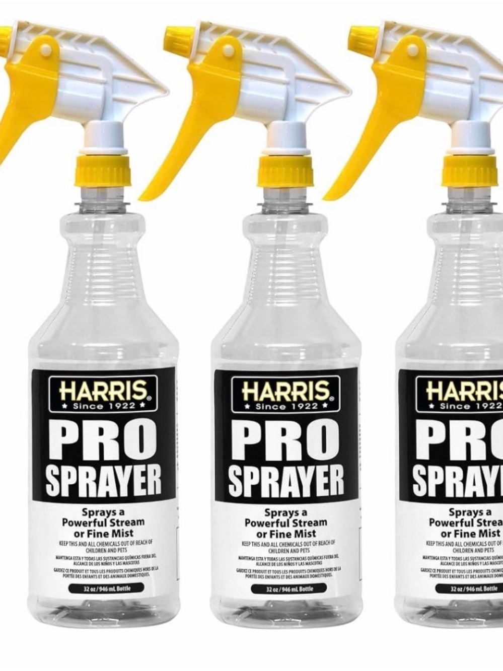 Pro Sprayer Trigger Bottle - Yellow/White